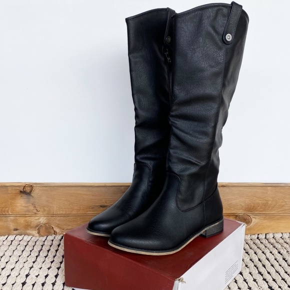 Nature Breeze Shoes - ✨🆕 NIB New In Box Vegan Leather riding cowgirl boots Womens size 10